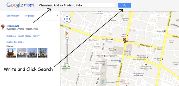 Google Maps - Search