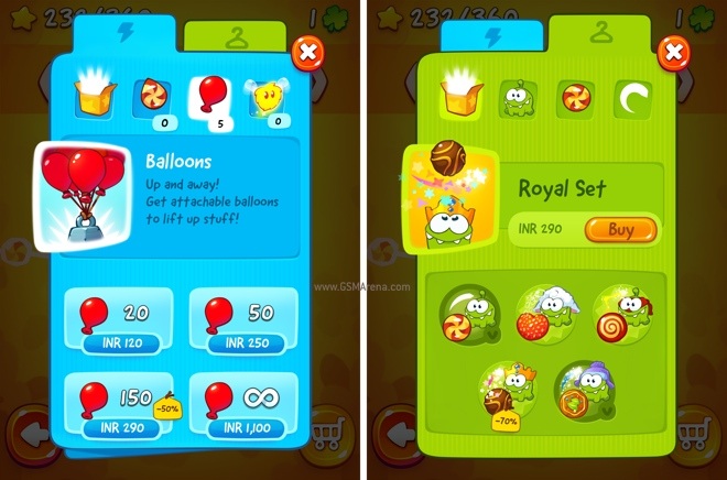 Cut the rope 2 game view