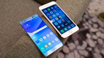 Samsung Galaxy Note 7 vs iPhone 7