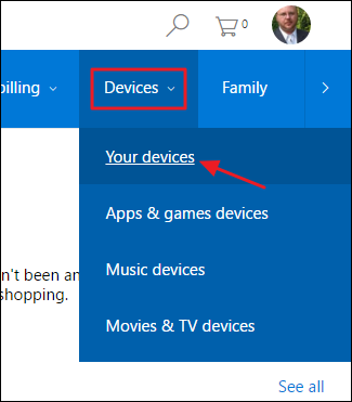 Devices Microsoft Account