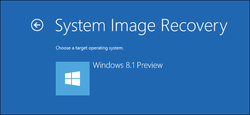 System Image Recovery