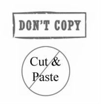 Plagiarism - Avoid Copy And Paste