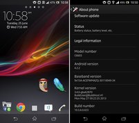Xperia Z Android 4.2.2 update
