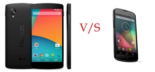 LG Nexus 5 V/S Nexus 4