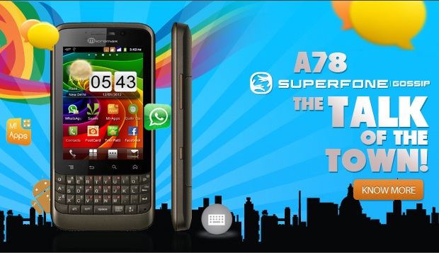Micromax A78 - Android 2.3