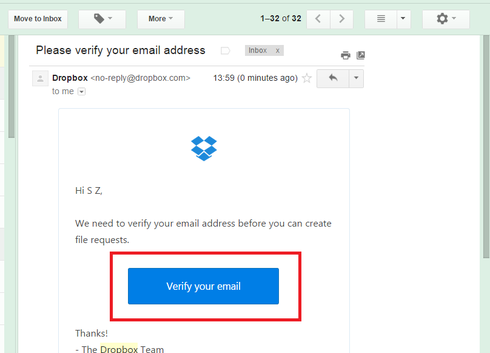 Gmail Email Verification