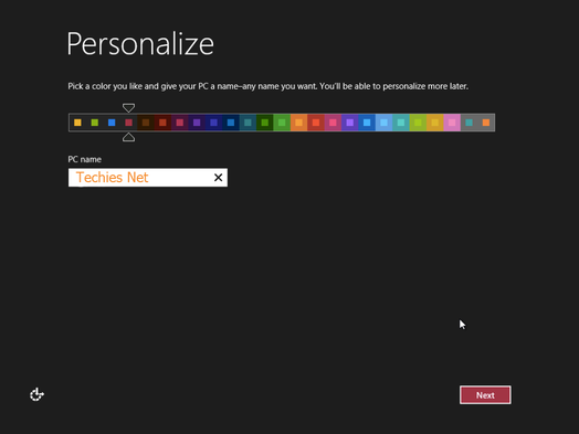 Windows 8.1 Personalize