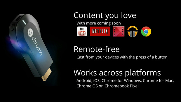 Chromecast remote-free