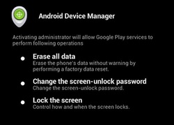 Android Device Manager Application