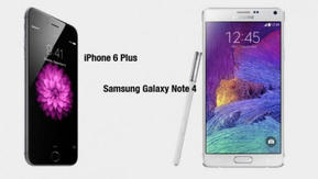 iPhone 6 plus and samsung galaxy note 4