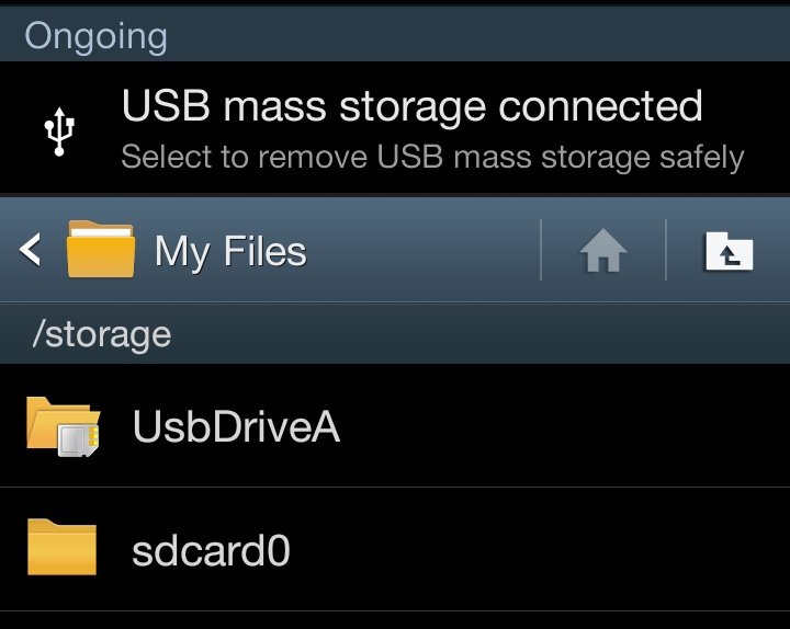 Enable Mass Storage on Note 2, S3 and S4
