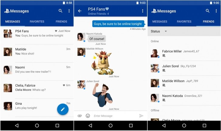 Sony Releases Messenger App