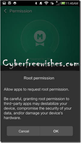 Root permission 