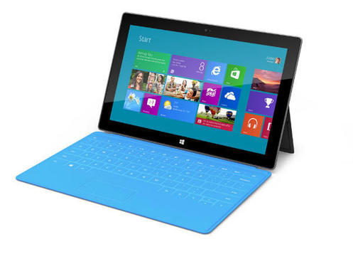 Windows Surface Tablet Blue Keypad