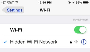 Hiddent Wi-Fi Network