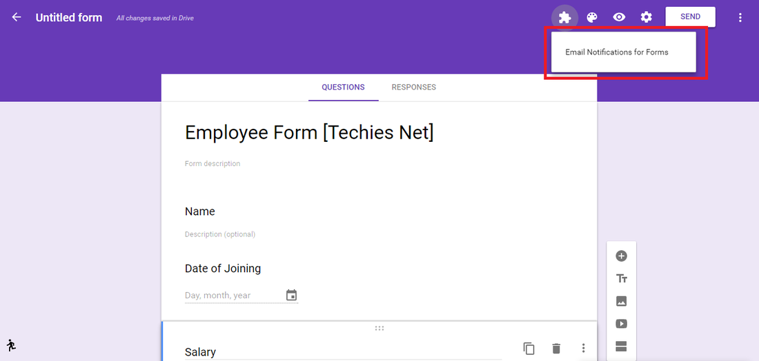Google Forms Email Notification